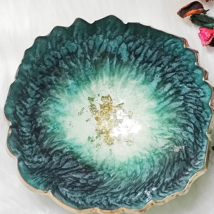 Petal Trinket Dish — Jade, view 1